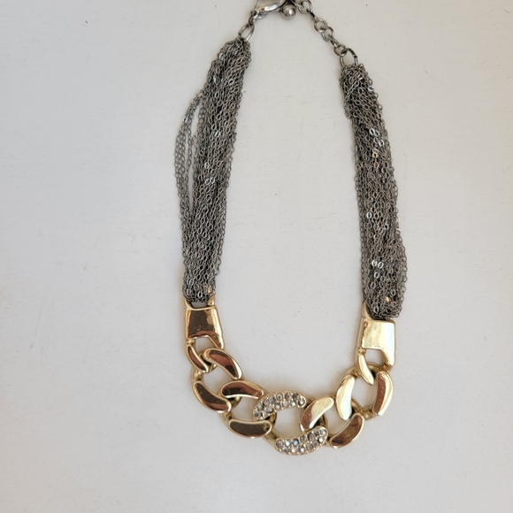 EXPRESS statement piece necklace: Gold collar - Picture 2 of 5